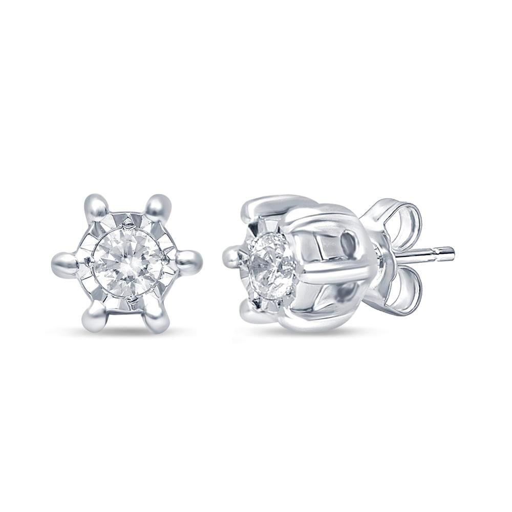 10K 0.05CT Diamond Earring
