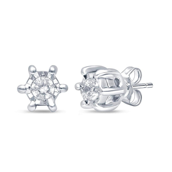 10K 0.05CT Diamond Earring