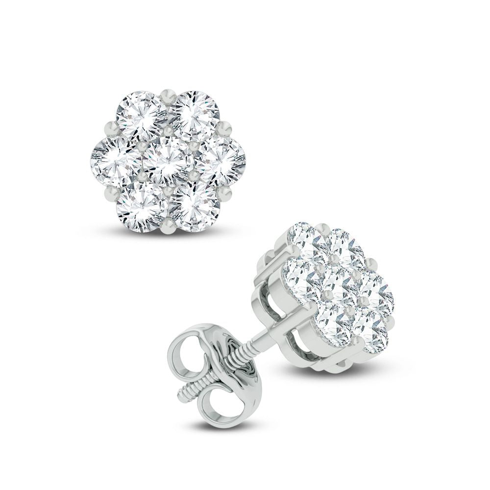 14K 1.00CT Diamond Earring