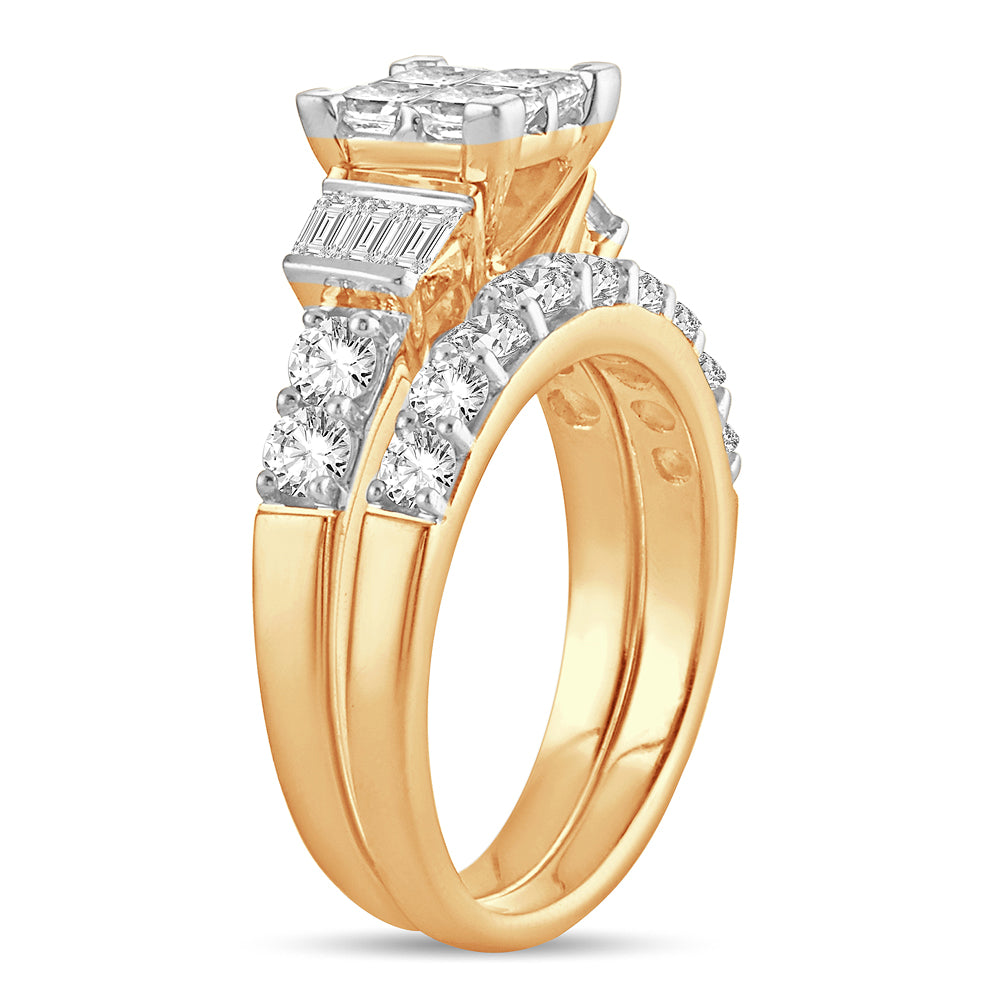 14K 2.00CT Diamond Bridal Ring