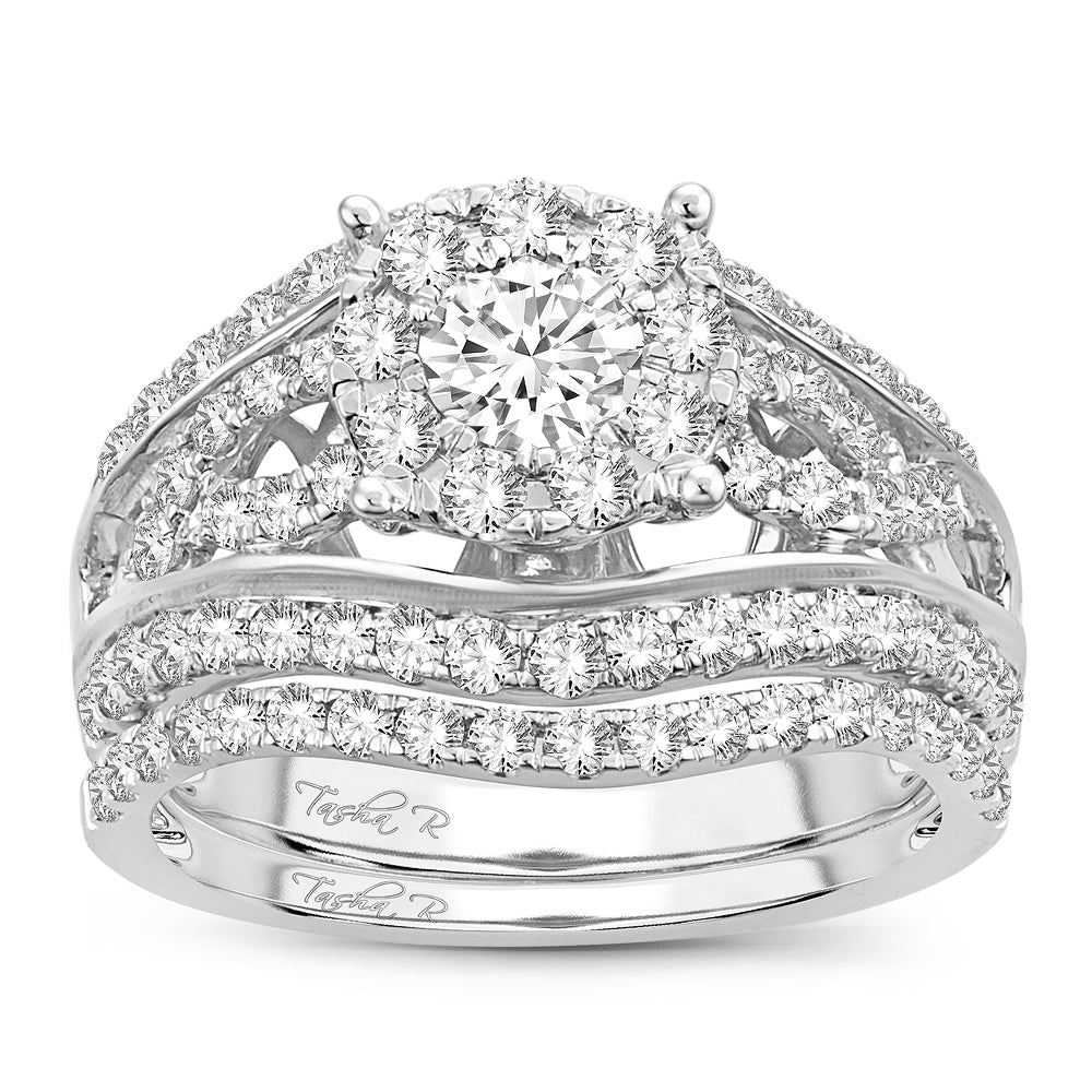 14K 1.90CT Diamond Bridal Ring