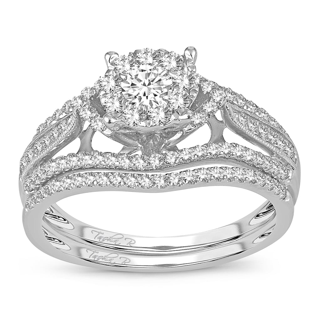 14K 0.75CT Diamond Bridal Ring