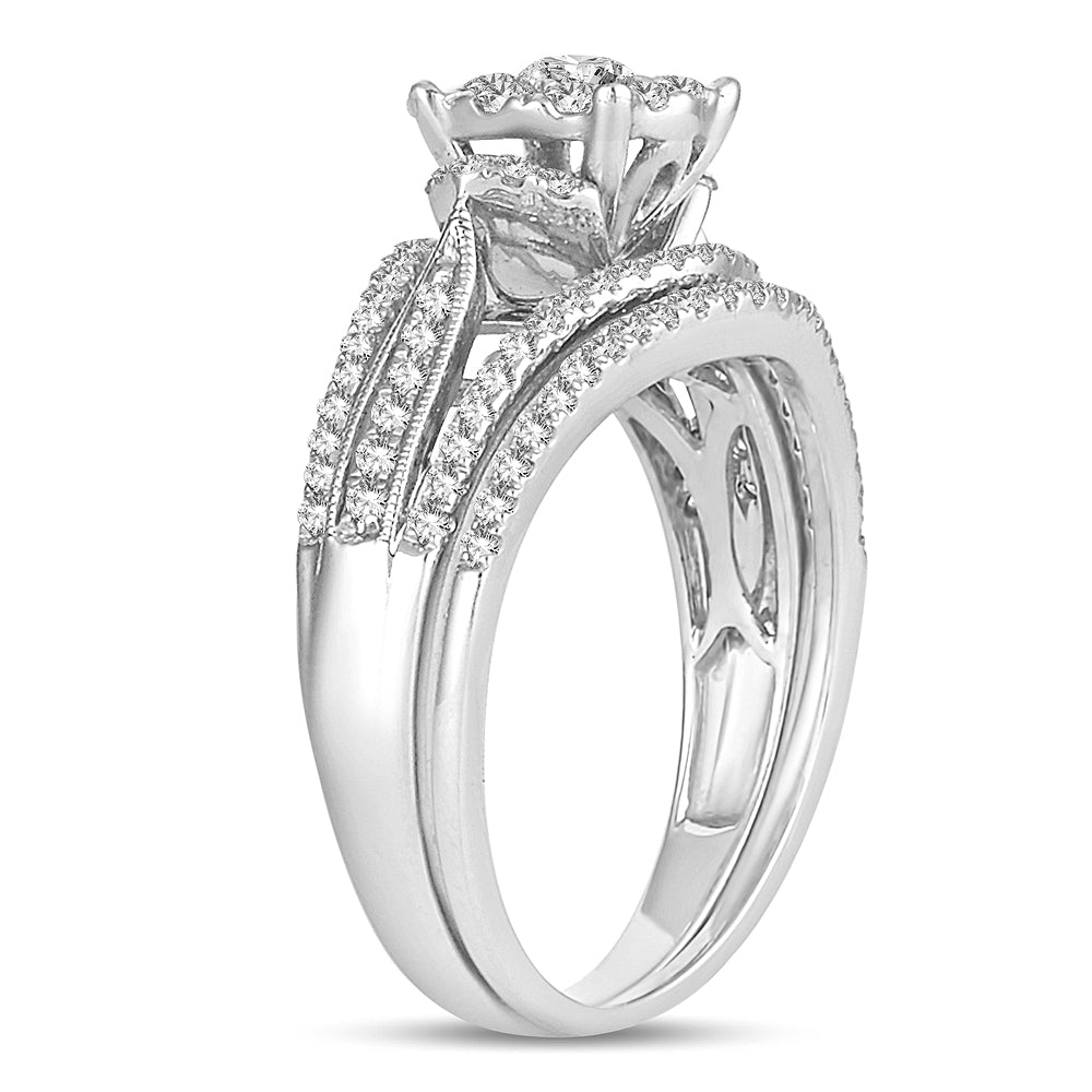 14K 0.75CT Diamond Bridal Ring