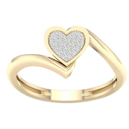 10K 0.06CT Diamond Ring