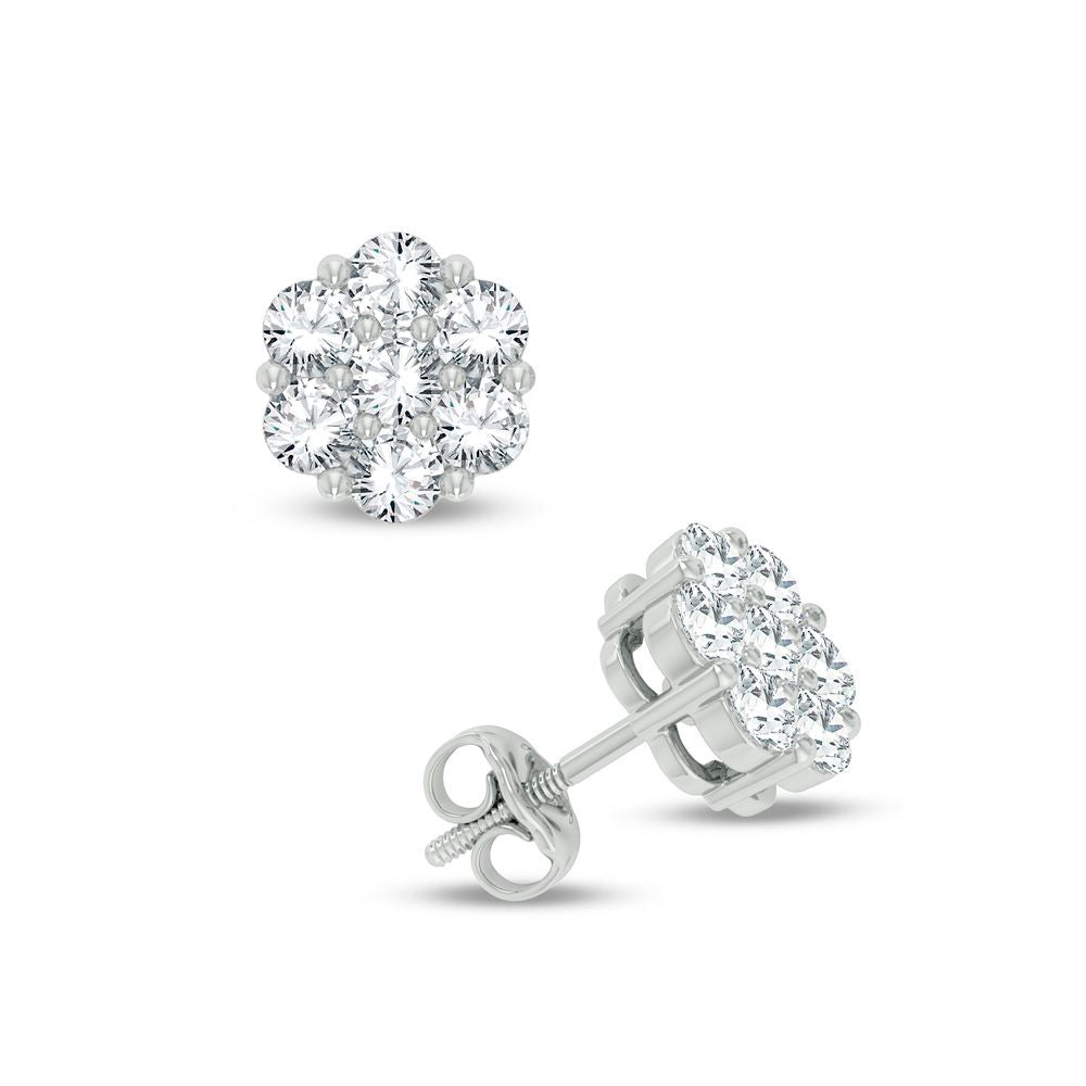 14K 1.50CT Diamond Earring