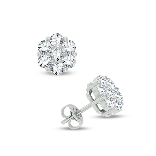 14K 1.50CT Diamond Earring