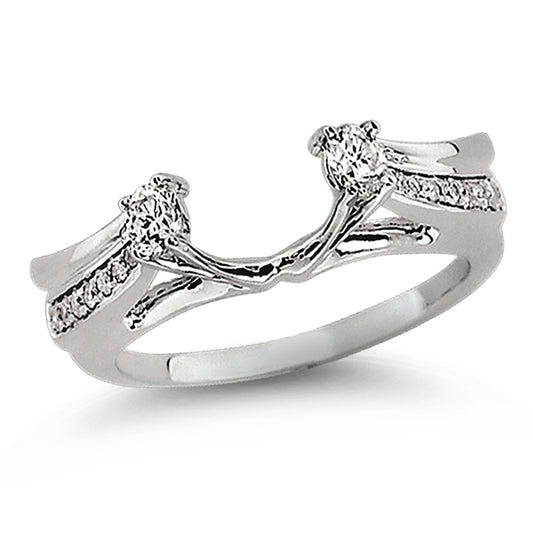 14K 0.33CT Diamond Ring Guard