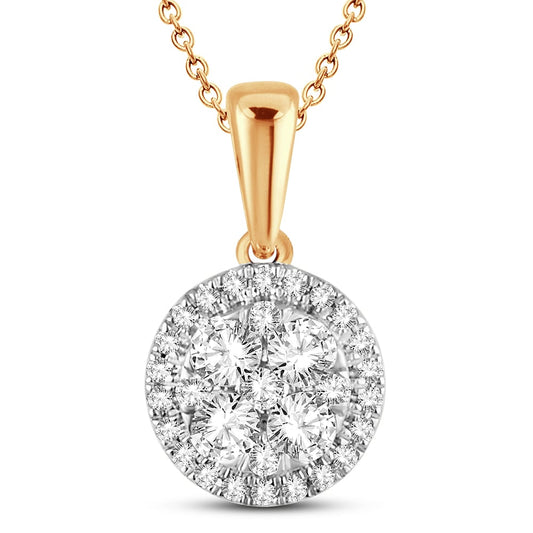 14K 0.50CT Diamond Pendant