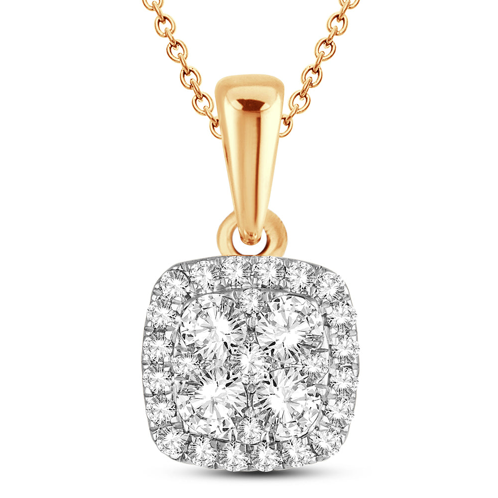 14K 0.50CT Diamond Pendant