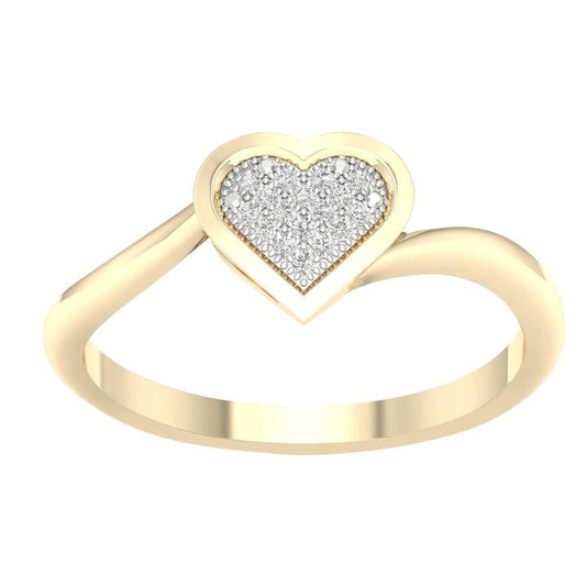 10K 0.05CT Diamond Ring