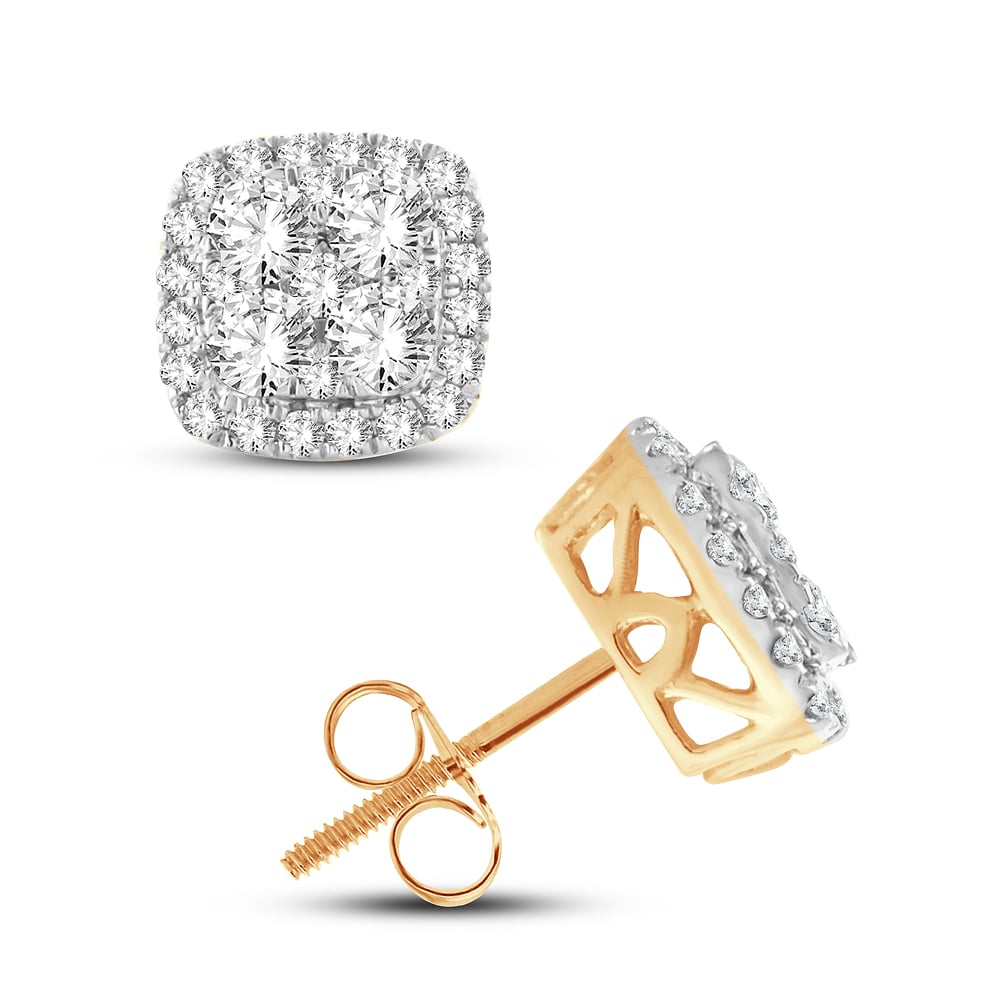 14K 1.00CT Diamond Earr