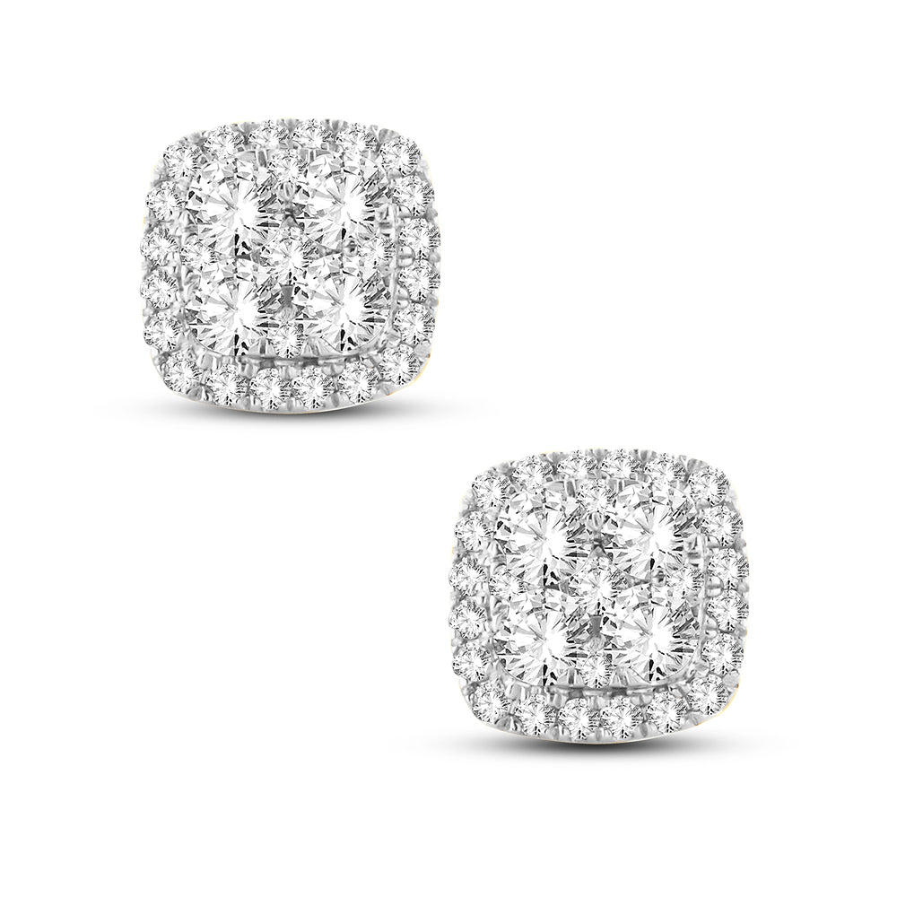 14K 1.00CT Diamond Earr