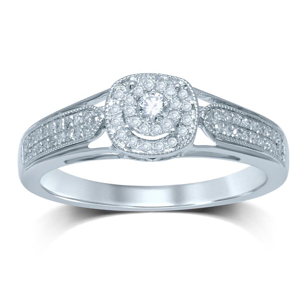 14K 0.27CT Diamond Ring