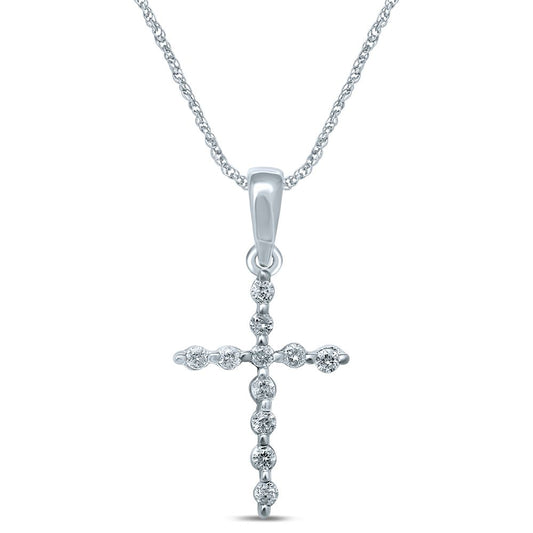 10K 0.09CT Diamond Pendant