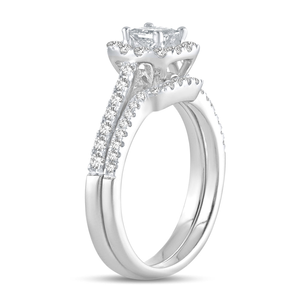 14K 1.00CT Diamond Bridal Ring