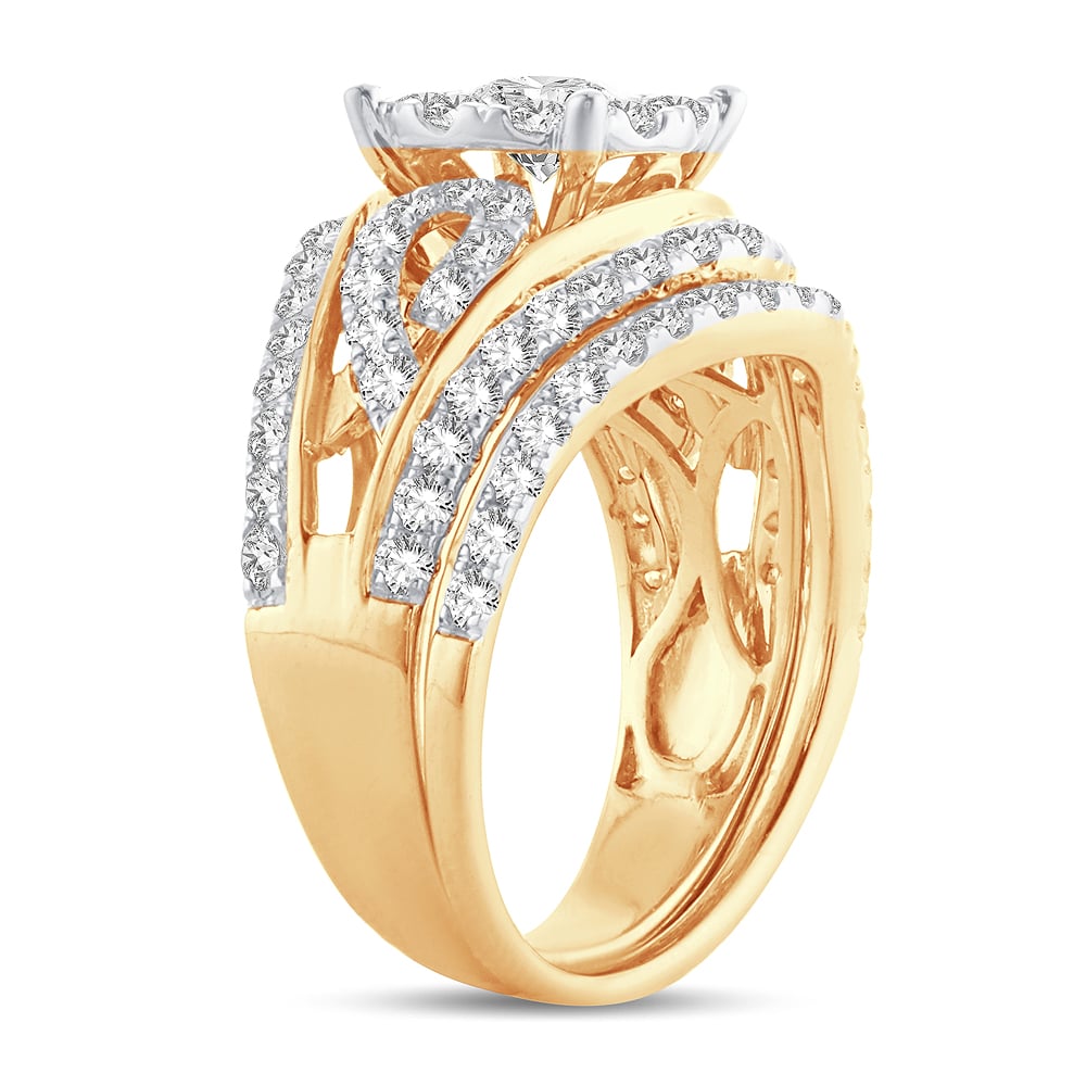 14K 1.90CT Diamond Bridal Ring