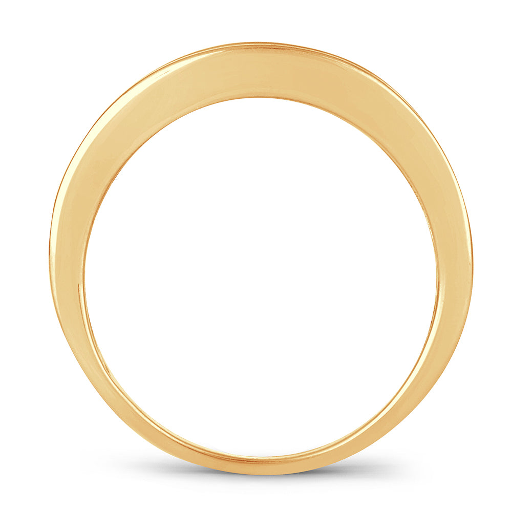 14K 0.50CT Mens Band