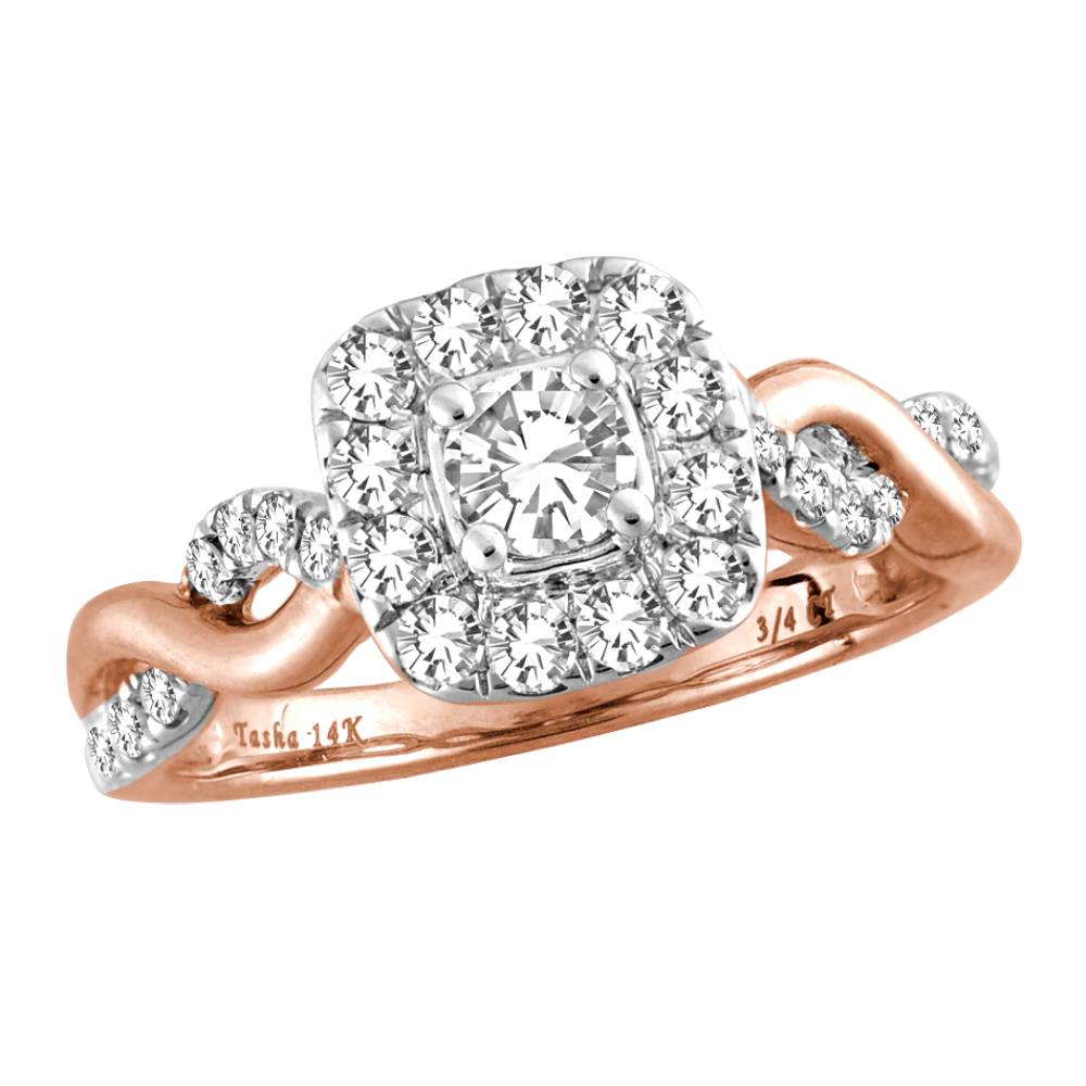 14K 0.70CT Diamond Ring