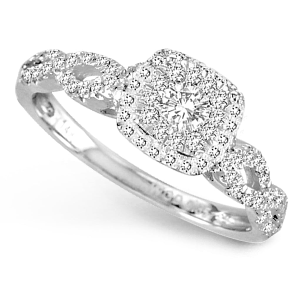 14K 0.35CT Diamond Ring
