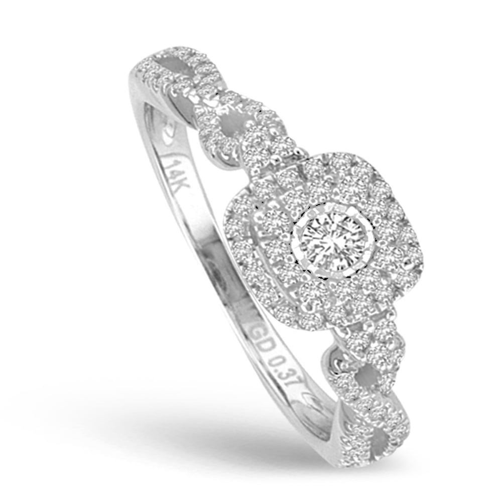 14K 0.37CT Diamond Ring
