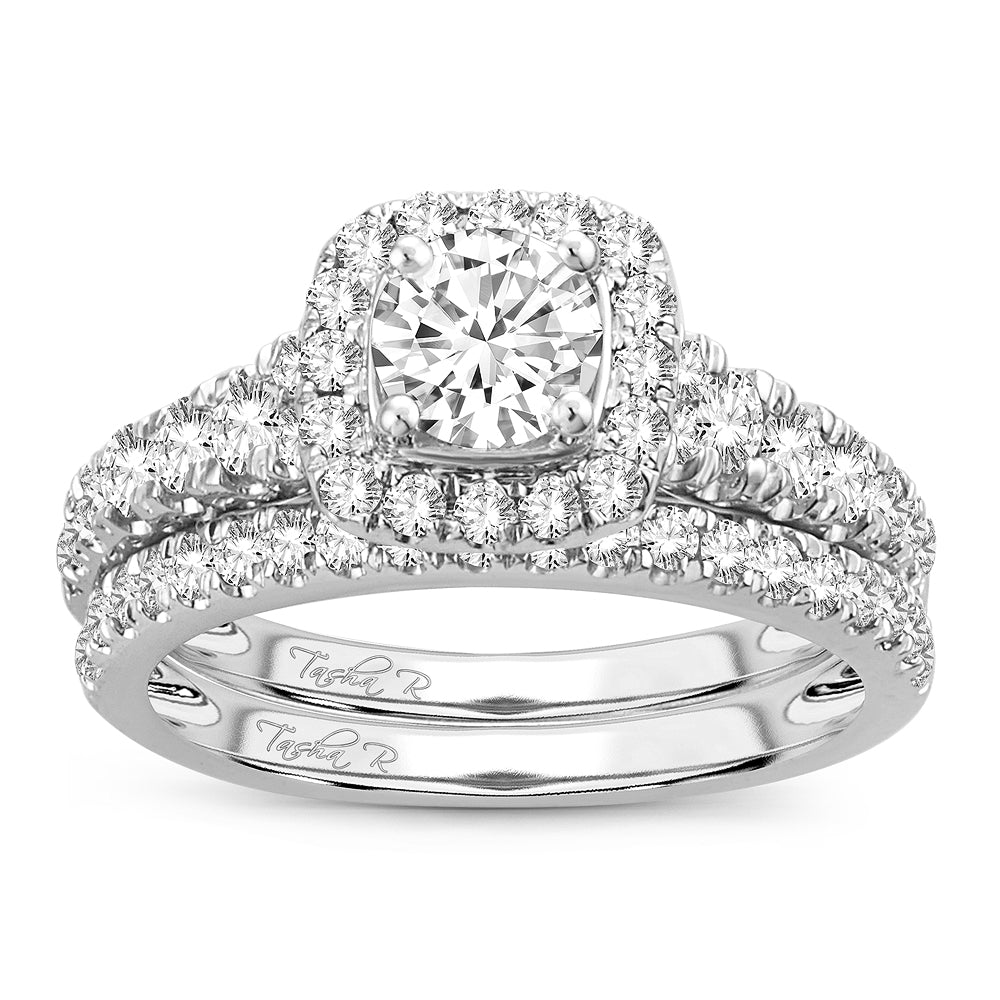 14K 1.00CT Diamond Bridal Ring