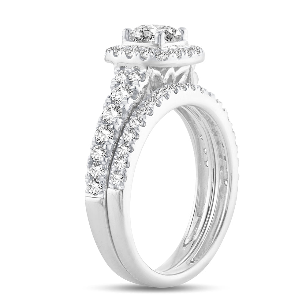14K 1.00CT Diamond Bridal Ring