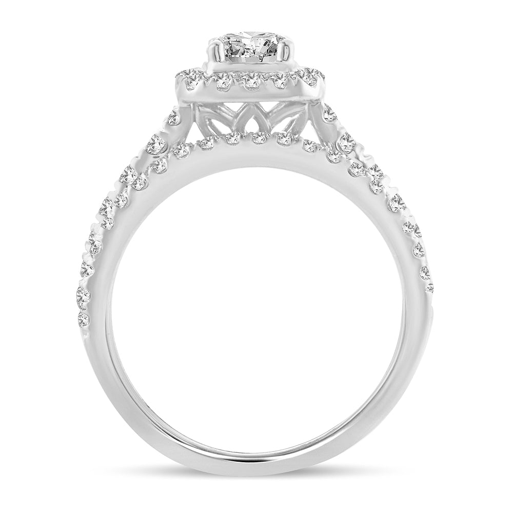 14K 1.00CT Diamond Bridal Ring