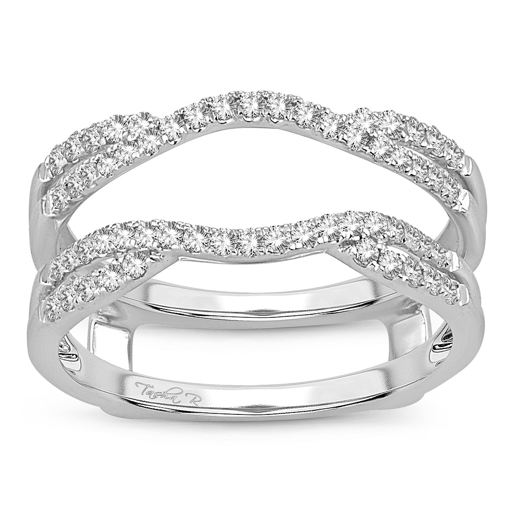 14K 0.33CT Diamond Ring Guard