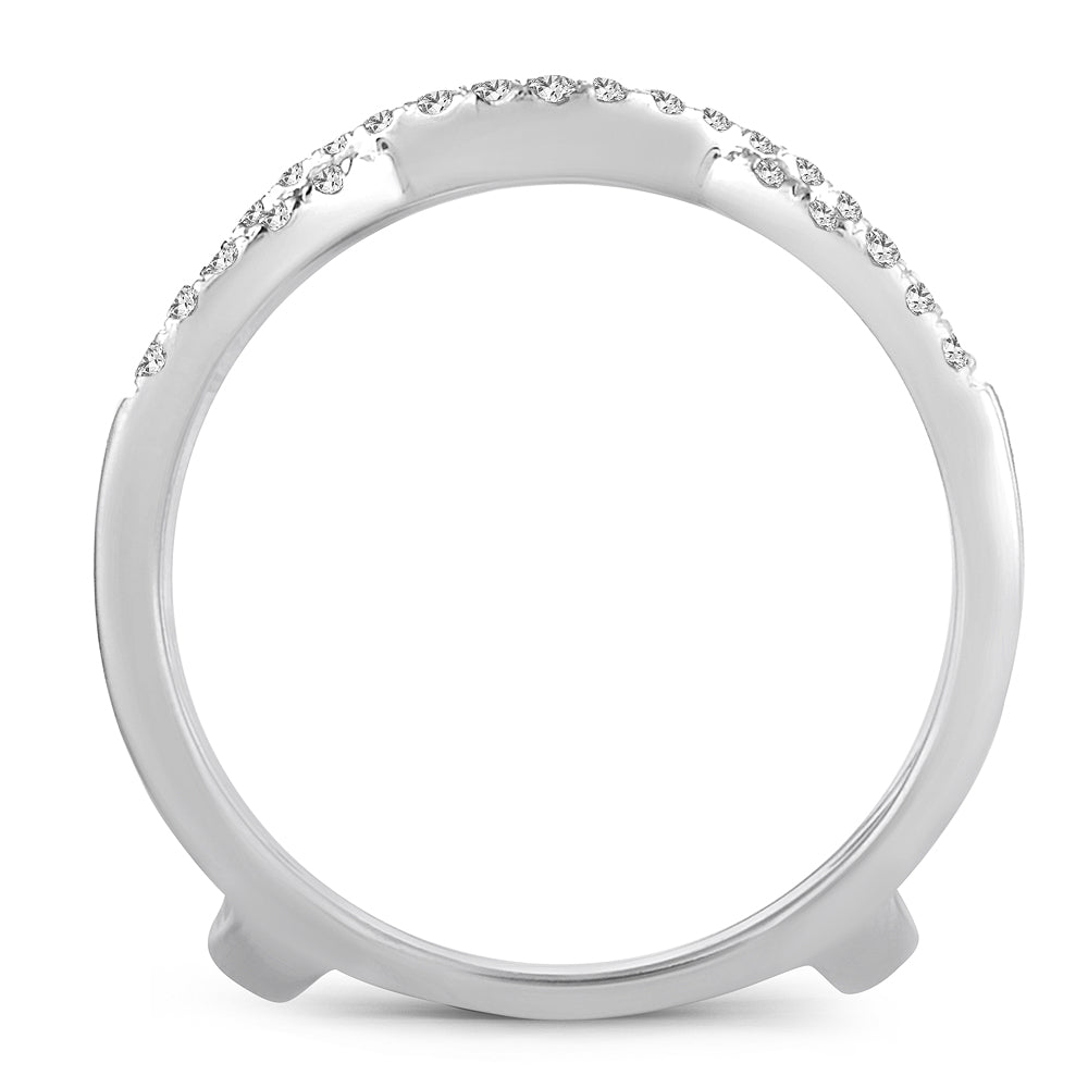 14K 0.33CT Diamond Ring Guard