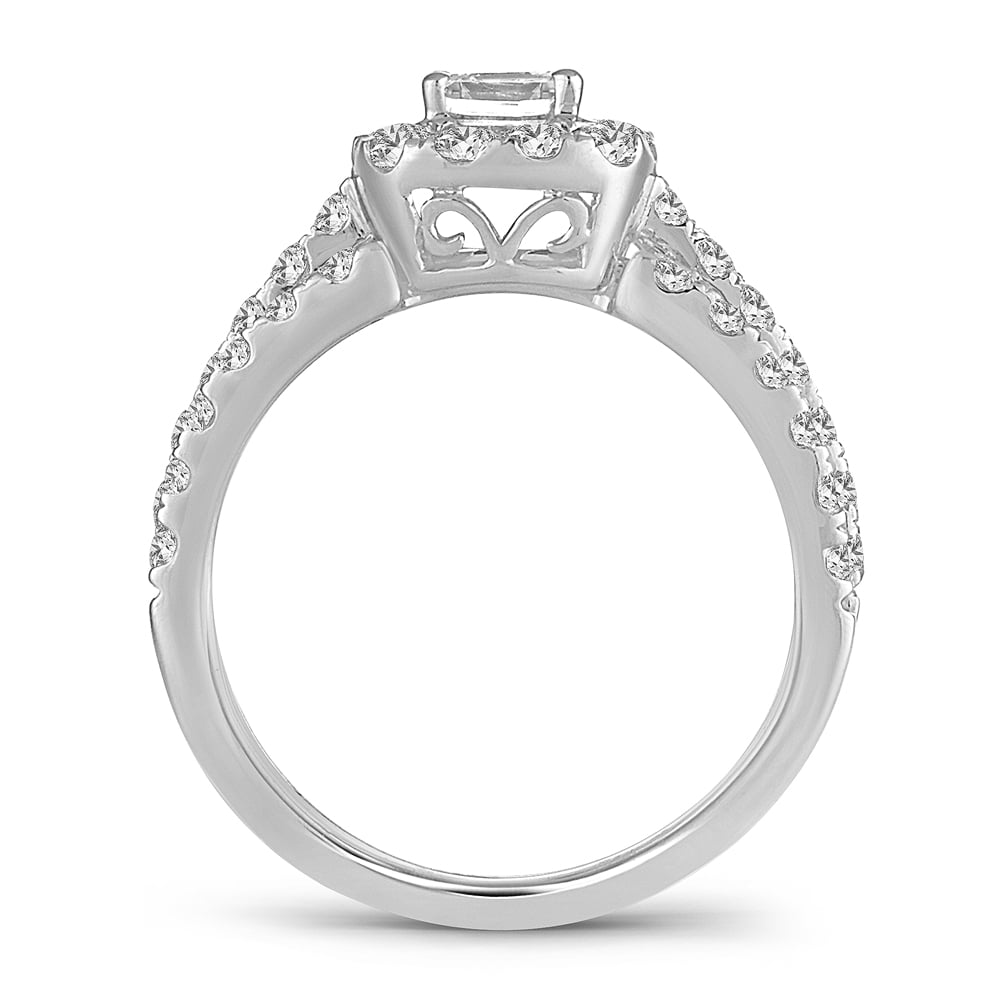 14K 1.42CT Diamond Bridal Ring