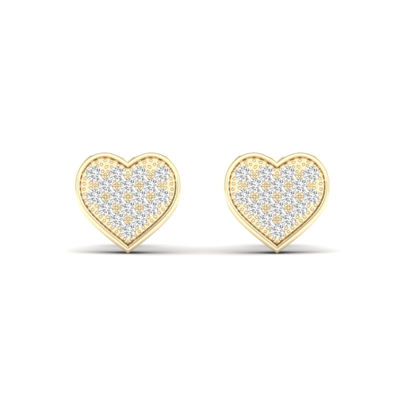10K 0.10CT Diamond Earrnig