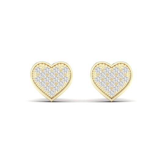 10K 0.10CT Diamond Earrnig