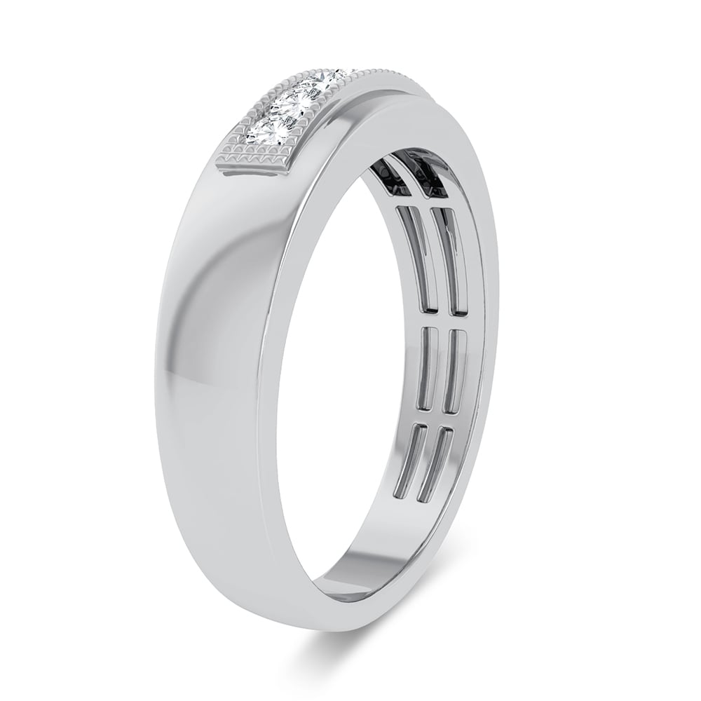14K 0.25CT Diamond Mens Ring