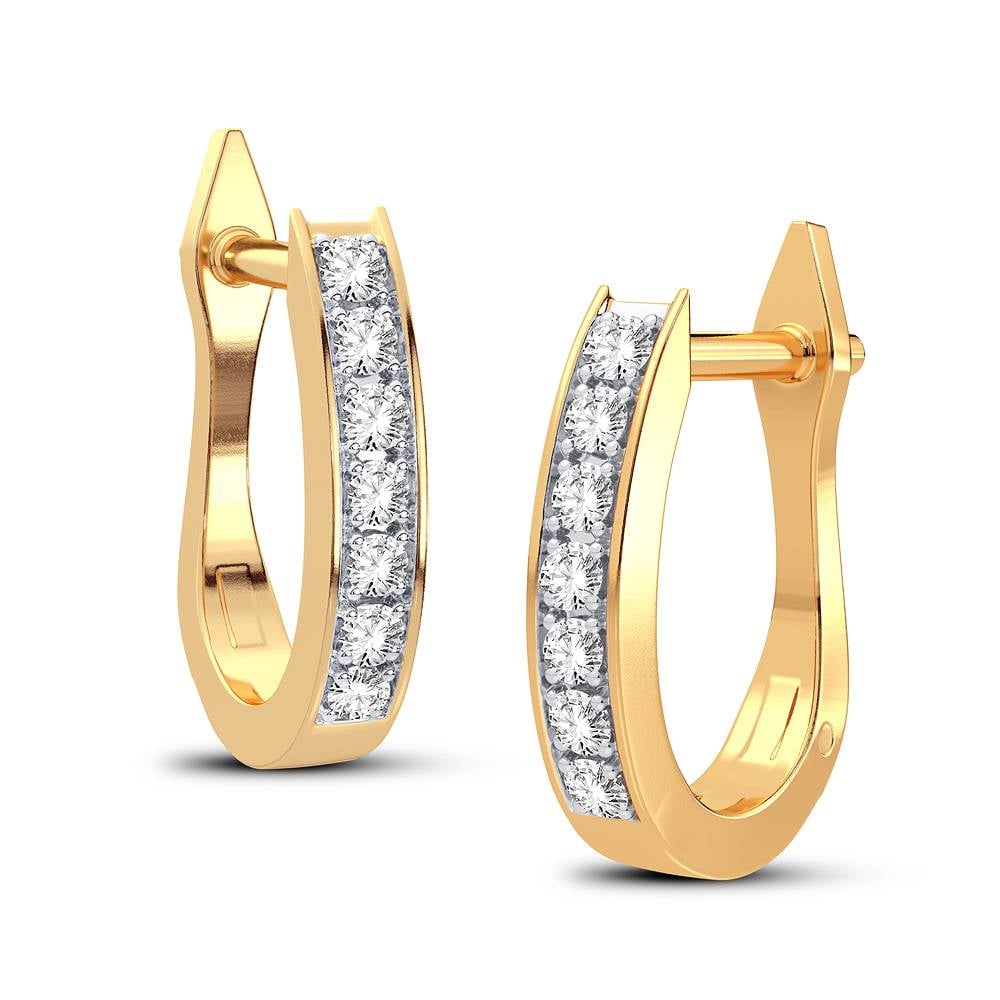 14K 0.06CT Diamond Earring