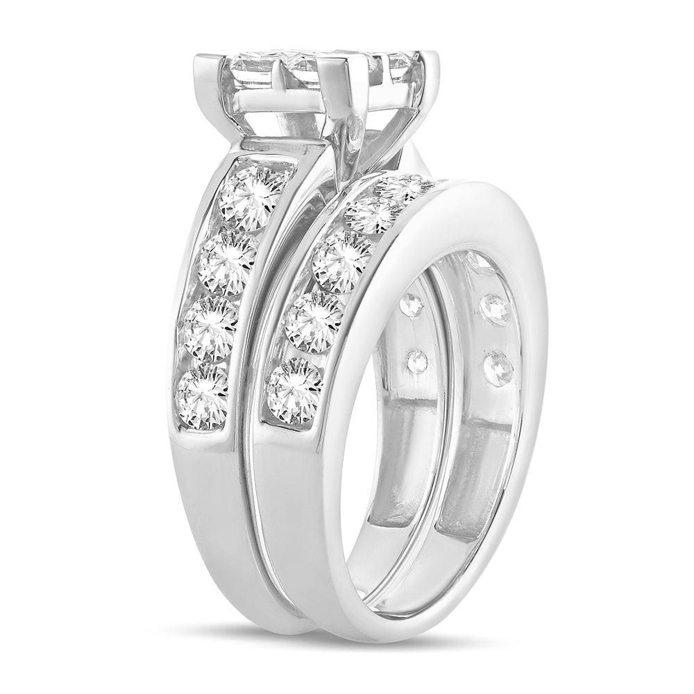 14K 3.00CT Diamond Bridal Ring