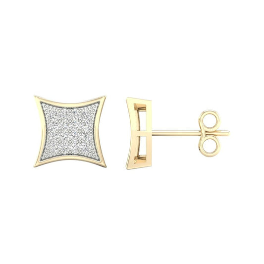 10K 0.10CT Diamond Earring