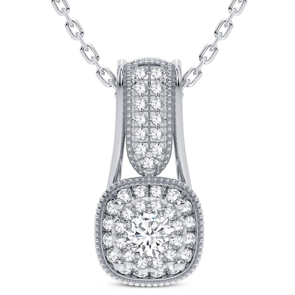14K 0.20CT Diamond Pendant