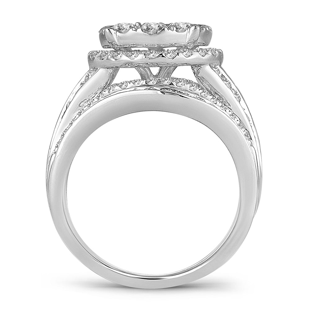 14K 2.52CT Diamond Bridal Ring