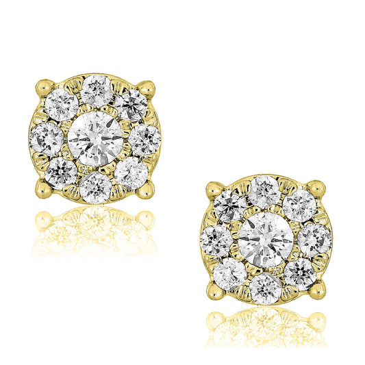 14K 0.50CT Diamond Earring