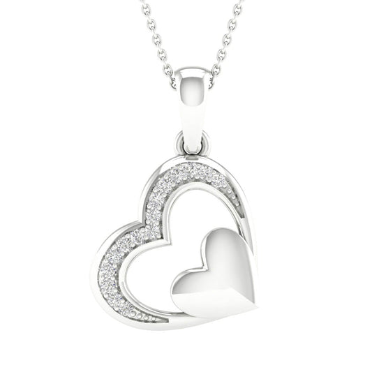 10K 0.05CT Diamond Pendant