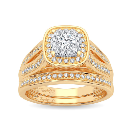 14K 0.40CT Diamond Bridal Ring