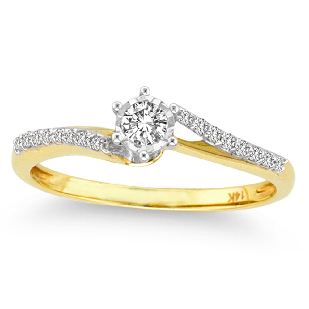 14K 0.25CT Diamond Ring