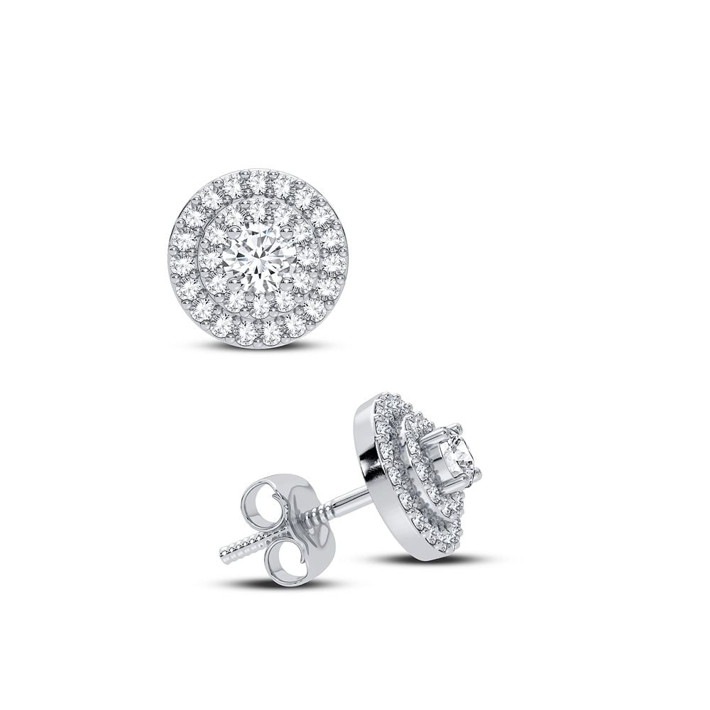 14K 0.27CT Diamond Earring