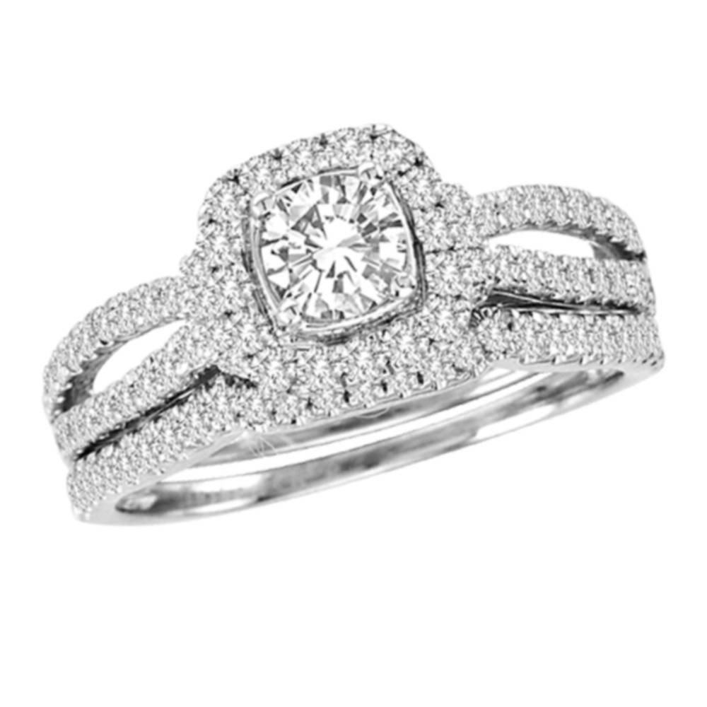 14K 1.18CT Diamond Bridal Ring
