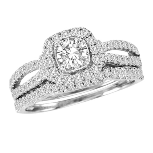 14K 1.18CT Diamond Bridal Ring