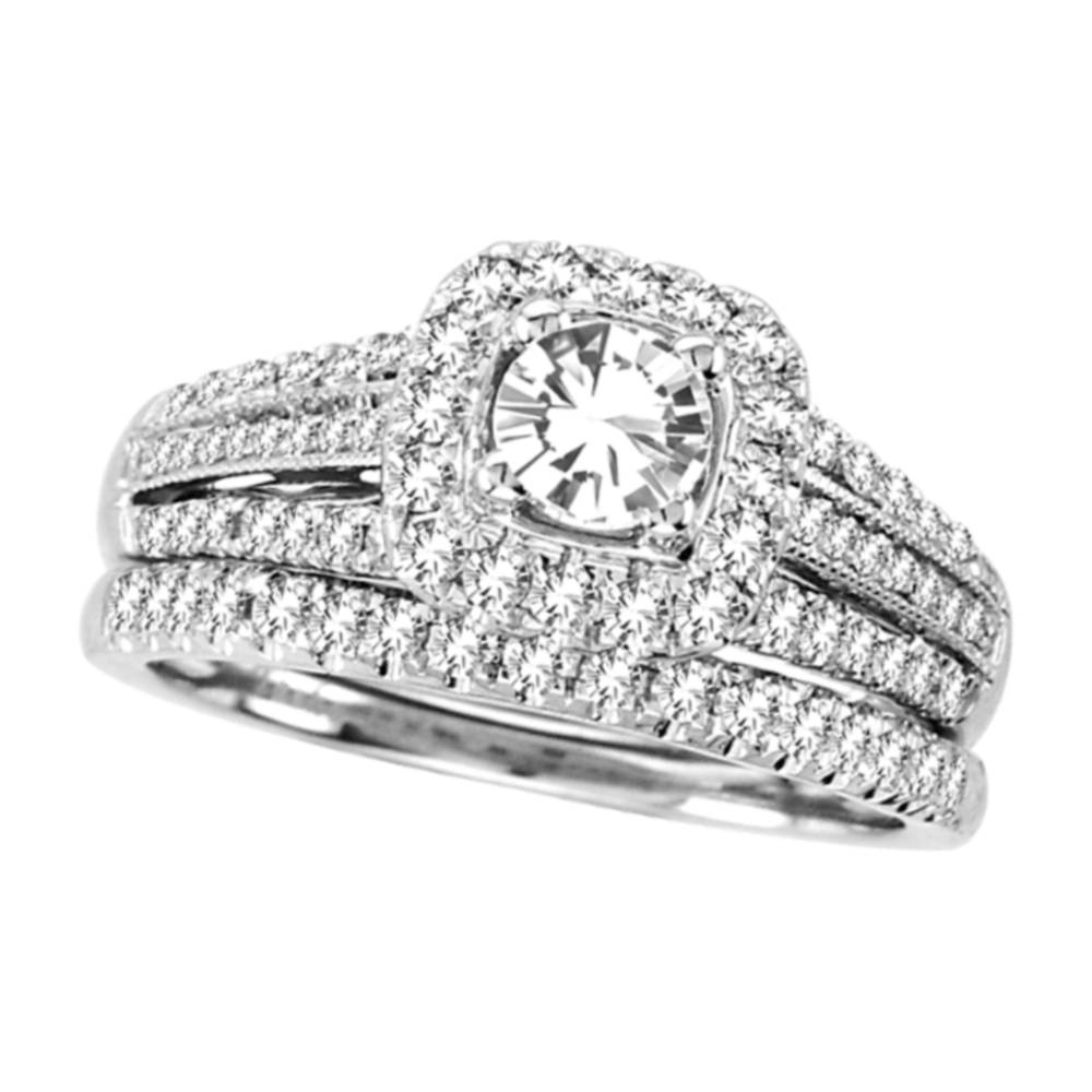 14K 1.13CT Diamond Bridal Ring