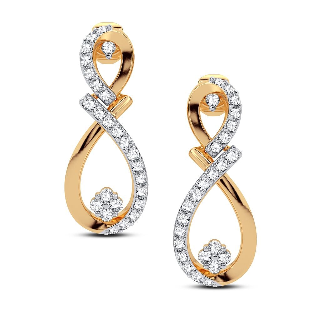 14K 0.50CT Diamond Earring