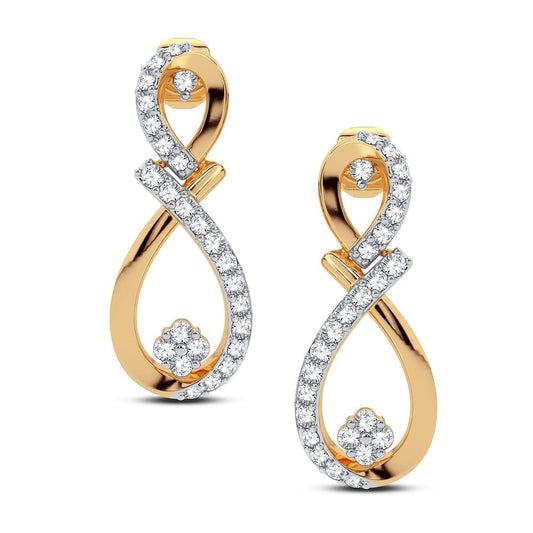 14K 0.50CT Diamond Earring