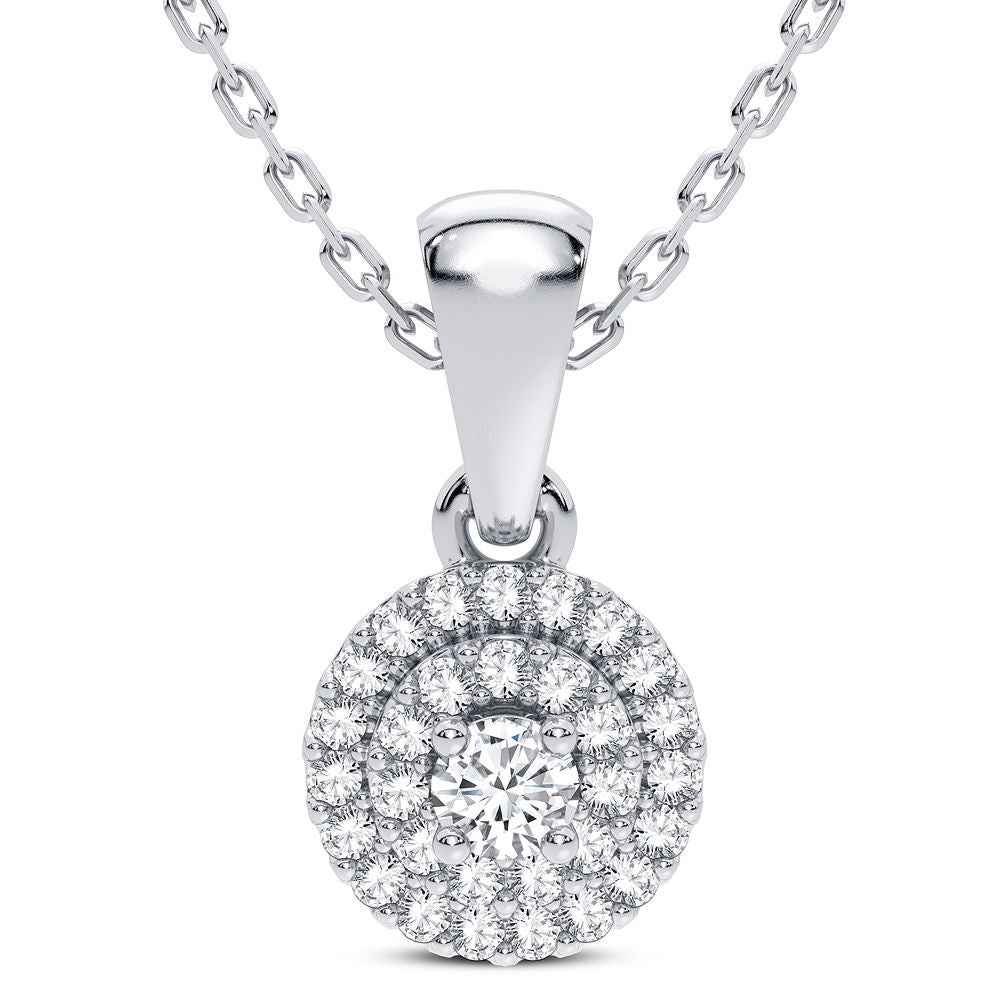 14K 0.05CT Diamond Pendant
