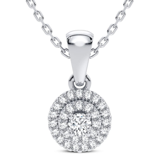 14K 0.05CT Diamond Pendant